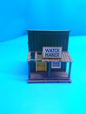 ho scale Kibri old west watch maker