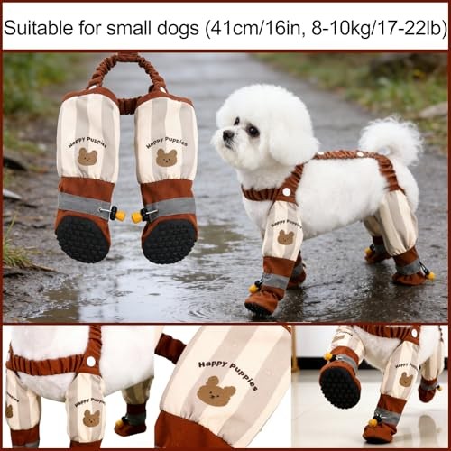 Dog Suspender Boots Anti Dust Pants Shoes Small Medium