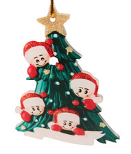 Personalized Christmas Ornament 4 With Christmas Tree NEW
