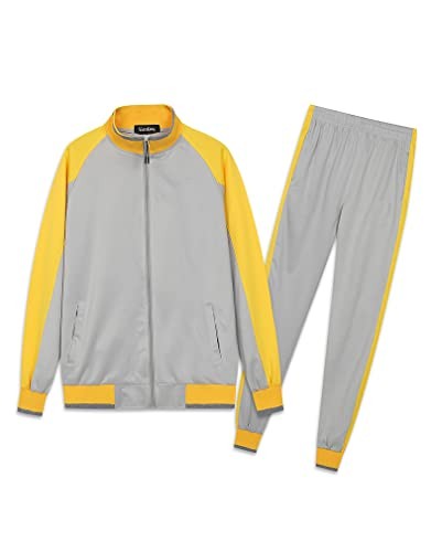 Men's Tracksuits Sweat Suit Casual Long Sleeve 2 Piece Outfit Sports Jogging