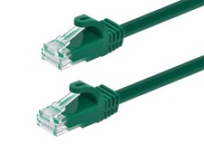Flexboot Cat5e Ethernet Patch Cable RJ45 Stranded 350Mhz Wire 24AWG 3ft Green