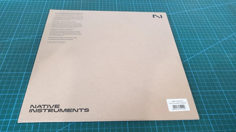 Native Instruments Traktor Control Vinyl Orange Transparent 12" (NI-31222) - Bild 2 von 4