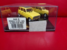 Vitesse 045 D Renault 4 GTL 1978 cloded sun roof France OVP MIB 1:43 OVP MIB