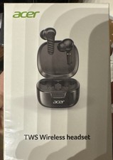 Acer TWS Wireless Headset Earbuds Earphones OHR503 BLACK - NIB