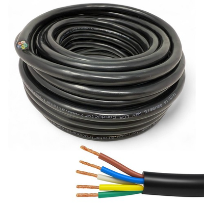 #ad 5 Way Trailer Wire Heavy Duty 14 AWG Gauge CCA 5 Conductor Wire RV Trailer Tow $69.95