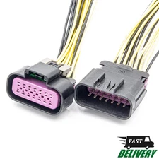Electrical connector 14-pin. Female + Male. Waterproof. 20321K