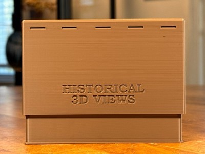 Historical 3D Views, Vista Series Stereoview Storage Box, Multiple Colors Avail.