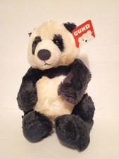 GUND Zi-Bo Panda Teddy Bear Stuffed Animal Sitting Plush