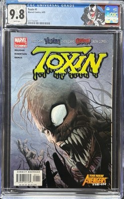 Toxin #1 Marvel Comics 2005 CGC 9.8 Custom Label 