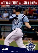 2017 Texas League All-Stars South #5 J.D. Davis Elk Grove California CA Card