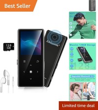 Portable 128GB MP3 Player with HiFi Sound  Voice Recorder for Travel Lovers