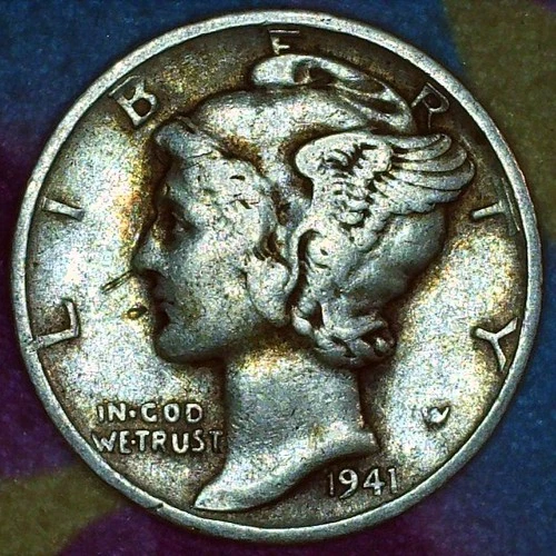 1941-S Mercury Dime Good – San Francisco Mint – 90% Silver