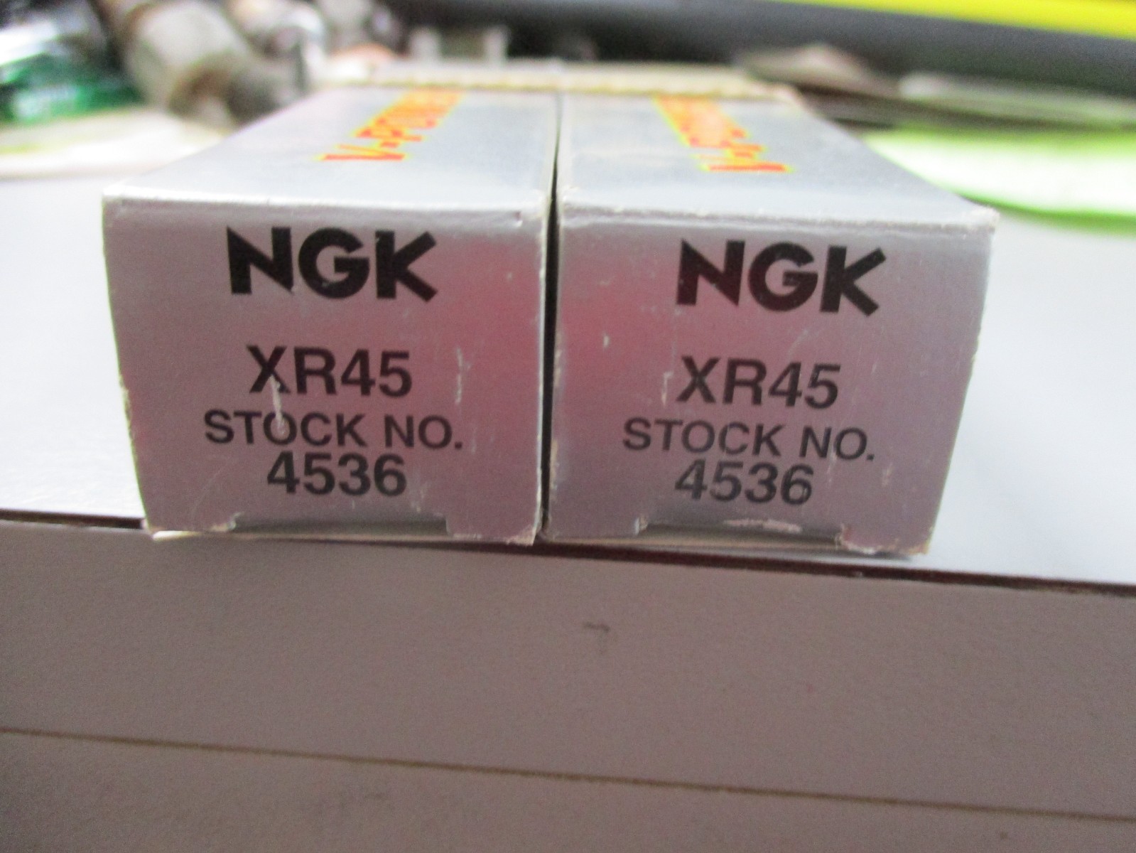 2 - NGK 4536-  XR45-  Standard Spark Plugs- NEW  SPARK PLUGS