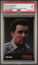 2005 Inkworks The Sopranos Silvio Dante #8 PSA 7