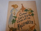RARE BARTON & SPOONER ADV HALLOWEEN POSTCARD Russiaville Indiana RARE — photo 2