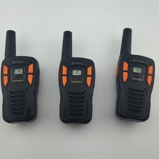 Cobra CXT195 Two-Way Walkie Talkie Black microTALK Three total Tested