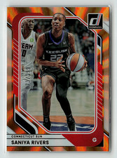 2026 Panini Donruss WNBA Saniya Rivers Orange Laser #/299