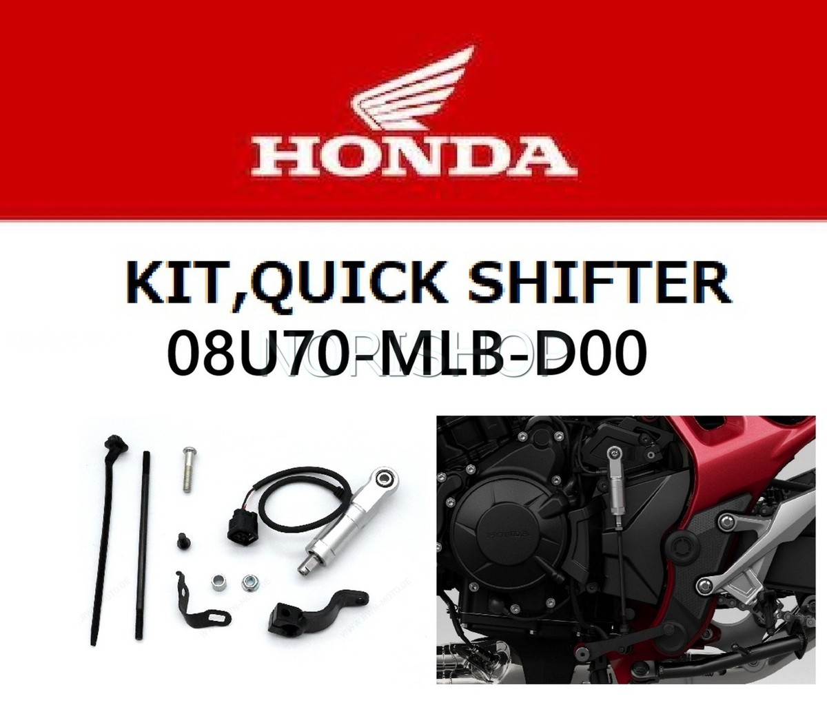 hirohiro　オーダー品 HONDA GENUINE QUICKSHIFTER 2023-25 CB750 HORNET 08U70-MLB-D00 GEAR