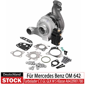 Turbolader Für Mercedes-Benz OM642 C CLS E GL R Sprinter BlueT 350 CDI 2987 ccm