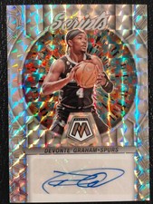 2022-23 Panini Mosaic Scripts Devonte' Graham Silver Mosaic Prizm Auto #MS-DEV