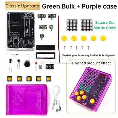 Children Game DIY Electronic Soldering Kit 51 Microcontroller Soldering Practice