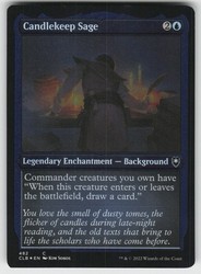 Candlekeep Sage (Foil Etched) 482 Commander Legends: Battle for Baldur's Gate