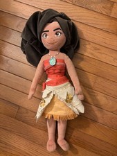 Disney Store Princess Moana Plush Doll 19  Soft Stuffed Character Toy