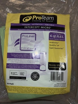 ProTeam 100431 Provac, QuarterVac, AviationVac, Tailvac Bags- 10 pack