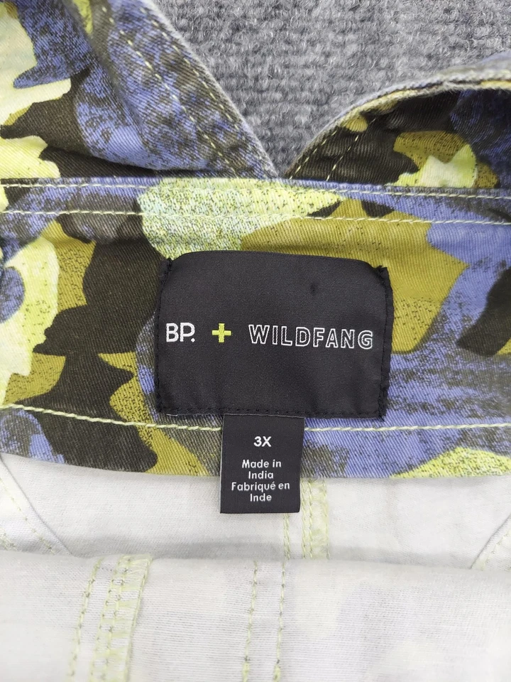 Mono con tirantes BP + Wildfang para mujer 3X Plus verde camuflaje correas ajustables utilitario Foto 3 de 4