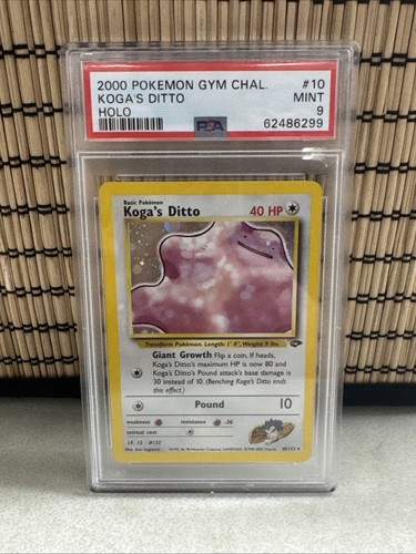 Koga's Ditto (Unlimited) graded PSA 9 for sale on eBay
