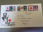 GB STAMPS RARE FIRST DAY COVER 1963 RED CROSS ROEBUCK STEVANAGE