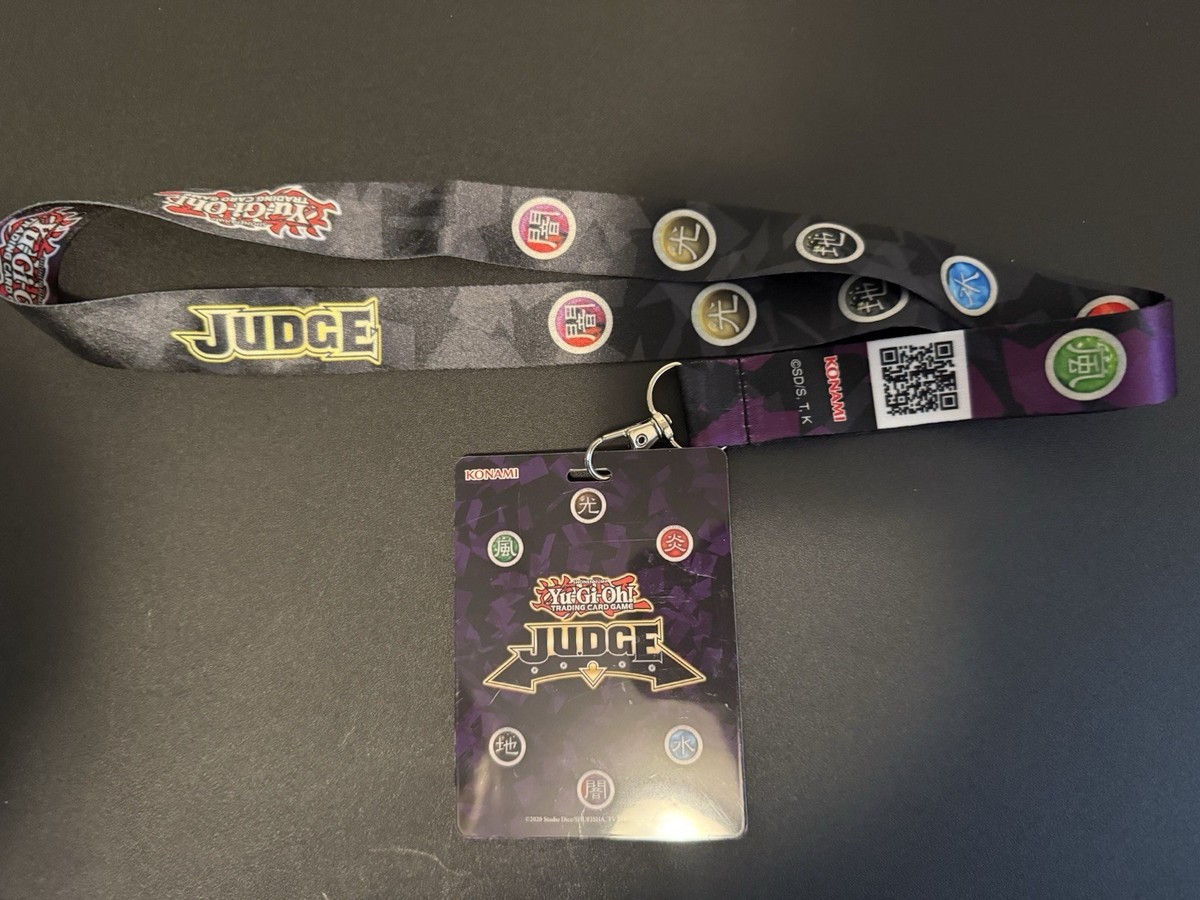 Yugioh Official Judge Lanyard Badge - Judge Gift YCS Regional 2025