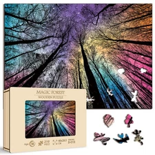 Hard Impossible Wooden Puzzles for Adults 210 Piece, Challenging Difficult Wo...