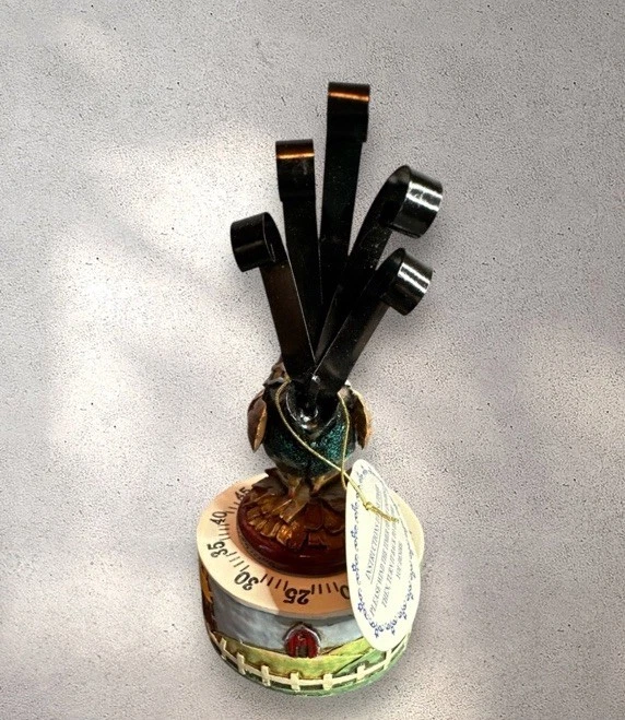 Vintage Ceramic Rooster / Chicken 60 Min Kitchen Timer. Farm Country Decor - Image 2 of 4