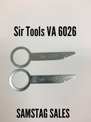 Sir Tools VA6026 Volkswagen Audi Radio Pull Hooks, Made in Hungary!