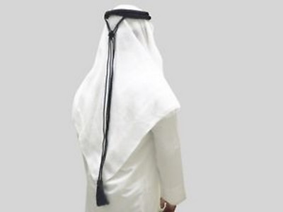 High Quality Black Igal Agal Saudi Emrati UAE Gulf Head Ring Mens Sheikh1