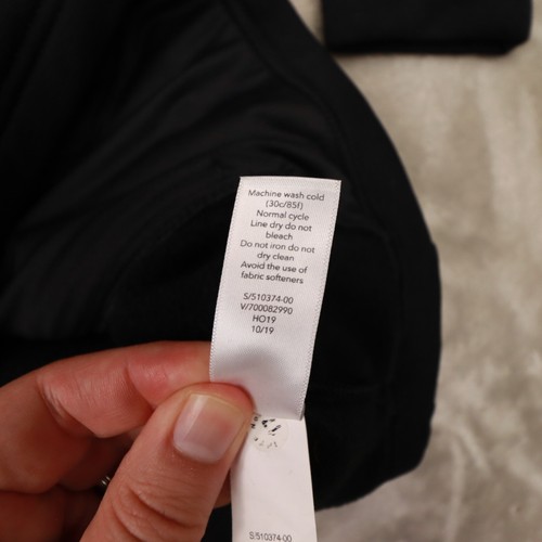 ATHLETA Women's Black Polartec Funnel Neck Sweatshirt size Small style 510374 - Picture 7 of 8