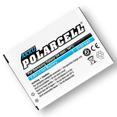 PolarCell NFC Akku für Samsung Galaxy S4 mini GT-i9190 u LTE GT-i9195 EB-B500BE