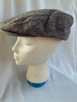 Vintage KANGOL Tweed Wool Cabbie 