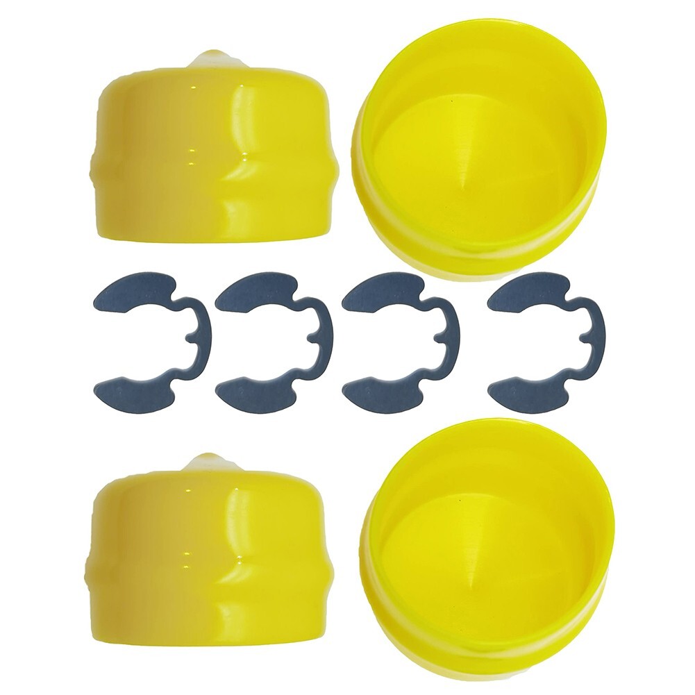 John Deere Mower Parts 4-PCS Axle M143338 - Yellow Cap Replacement For John Deere Lawn Mowers & Tractors Bearing Cover - Foto 5