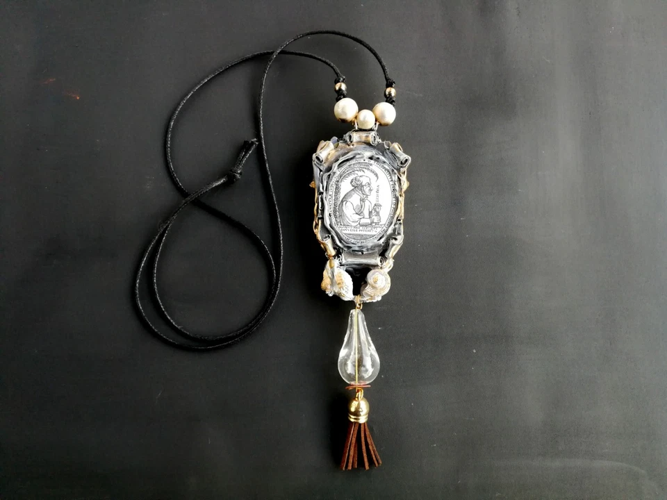 gioiello ciondolo pendente talismano amuleto portafortuna soldi amore paracelso - Immagine 2 di 4