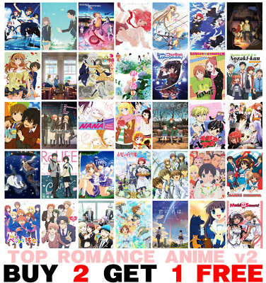 Top Klassische Romantik Anime Serie Poster Manga Poster Zuhause Kunst Raumdekor v2