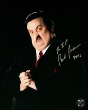 PAUL BEARER SIGNED 8X10 PHOTO. GUARANTEED TO PASS JSA, PSA OR BECKETT OR DOUBLE$