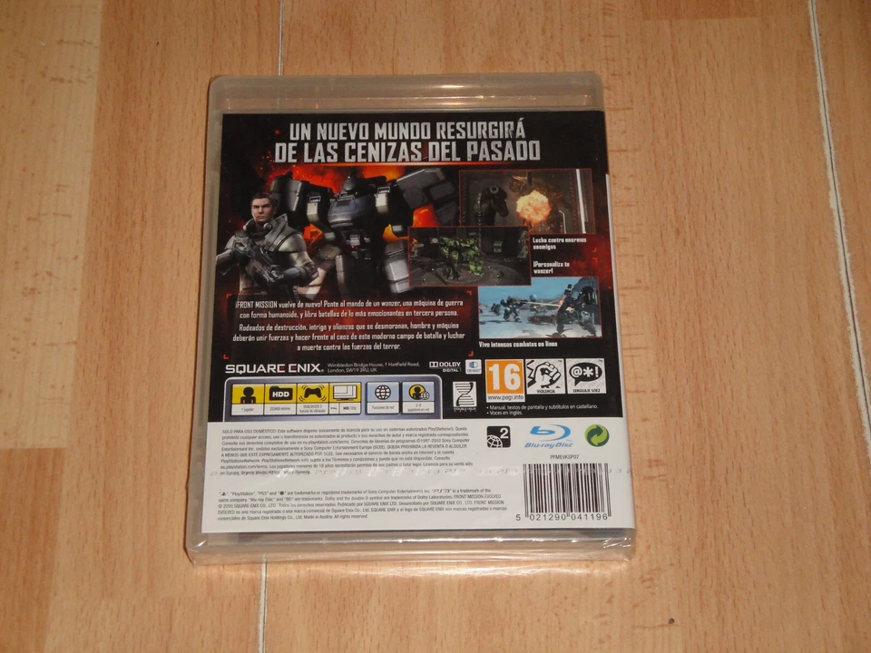 FRONT MISSION EVOLVED DE SQUARE - ENIX SONY PLAY STATION 3  PS3 NUEVO PRECINTADO - Imagen 2 de 2
