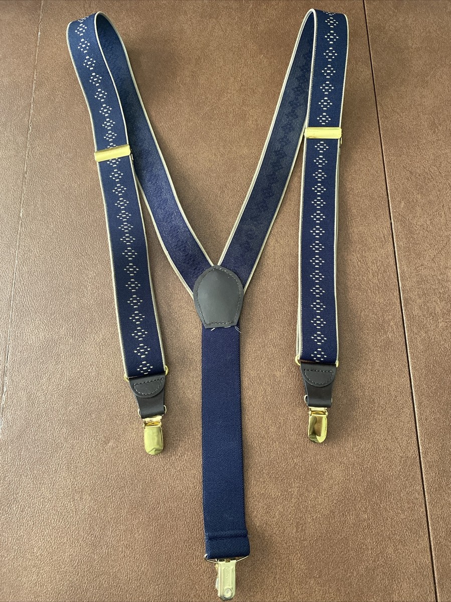 Geometric Webbing: Navy & Light Blue Geometric Webbing: Navy & Light Blue