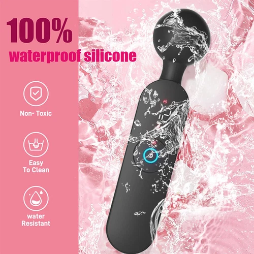 Leistungsstarker Massagestab Vibrator Handheizung Massagegerät für Frauen Wiederaufladbar - Bild 12 von 14