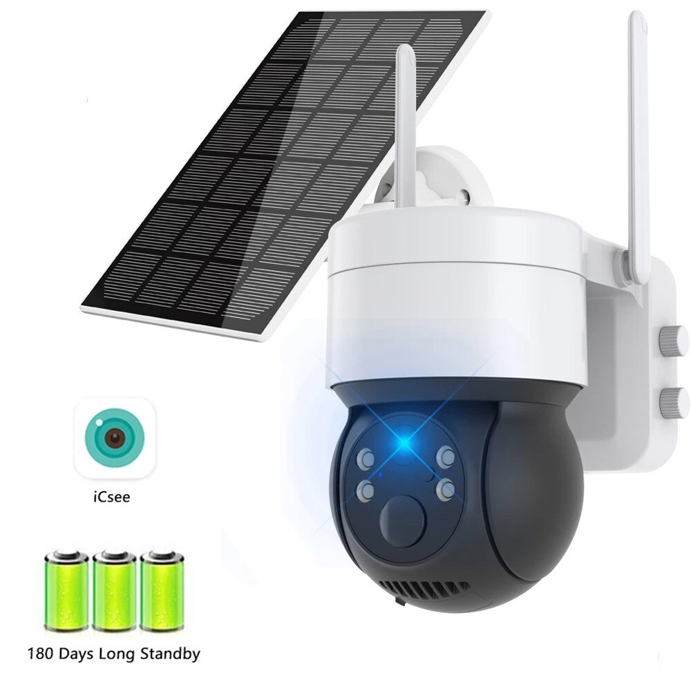 Caméra surveillance wifi haute définition étanche avec alimentation solaire haut de gamme