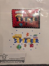 Princess and Me September Ornament C1017 Needlepoint Canvas with stitch guide