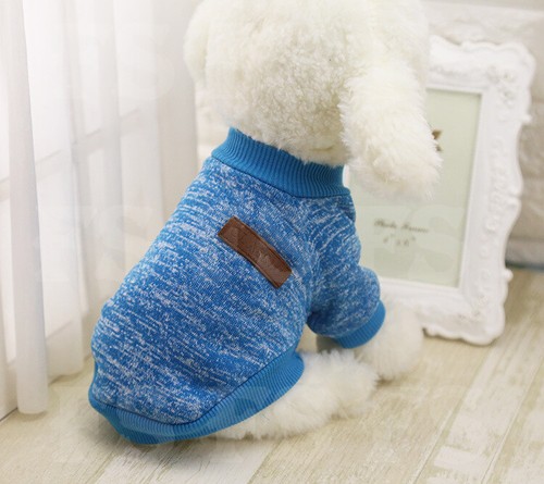 CUTE PET DOG WARM JUMPER SWEATER CLOTHES PUPPY CAT KNITWEAR KNITTED COAT WINTER - Picture 5 of 23