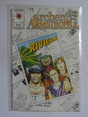Archer & Armstrong #5 NM  Valiant Comics 1992 series